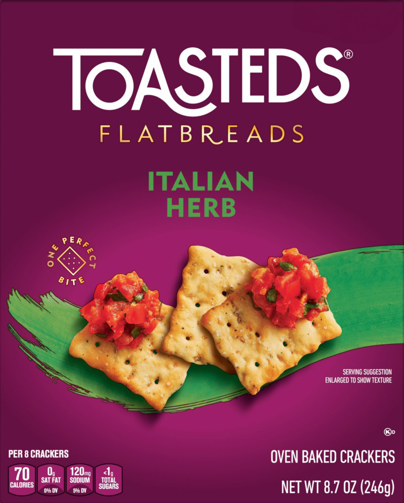 Toasted Flatbreads package
